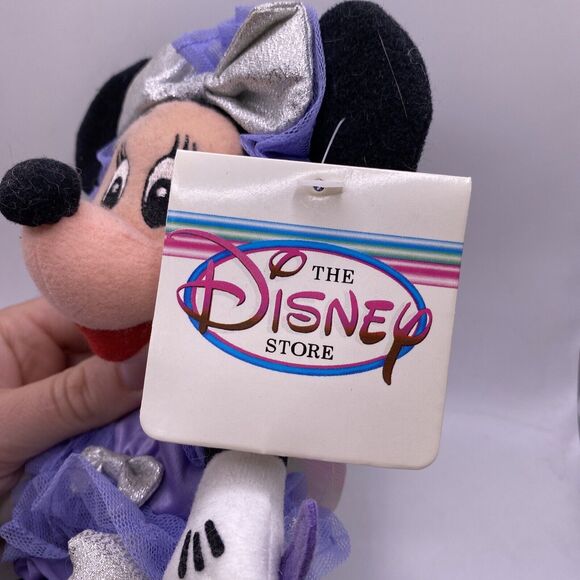 Walt Disney The Disney Store Bean Bag Minnie Mouse Sugar Plum Fairy Theme Parks - Picture 2 of 8